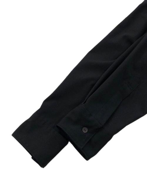 N.HOOLYWOOD（エヌ ハリウッド）N.HOOLYWOOD (エヌ ハリウッド) オープンカラーシャツ ブラック サイズ:SIZE 38の古着・服飾アイテム