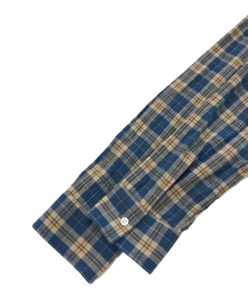 Maison MIHARA YASUHIRO（メゾン ミハラ ヤスヒロ）Maison MIHARA YASUHIRO (メゾン ミハラ ヤスヒロ) checked print shirt ブルー サイズ:46の古着・服飾アイテム