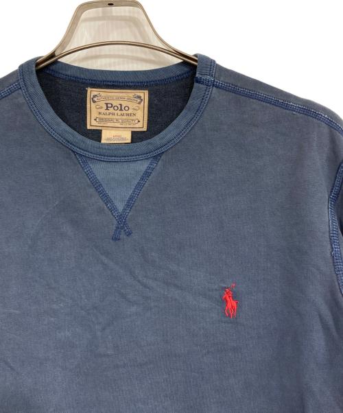 POLO RALPH LAUREN（ポロ・ラルフローレン）POLO RALPH LAUREN (ポロ・ラルフローレン) ガゼット スウェット ネイビー サイズ:Sの古着・服飾アイテム