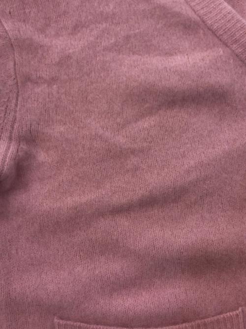 IENA（イエナ）IENA (イエナ) fluffy ファーカーディガン ピンク サイズ:-の古着・服飾アイテム