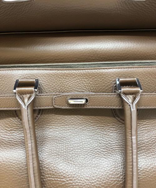 PELLE MORBIDA（ペッレモルビダ）PELLE MORBIDA (ペッレモルビダ) フラップトートバッグ ブラウンの古着・服飾アイテム