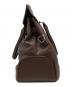 PELLE MORBIDA (ペッレモルビダ) フラップトートバッグ ブラウン：33000円