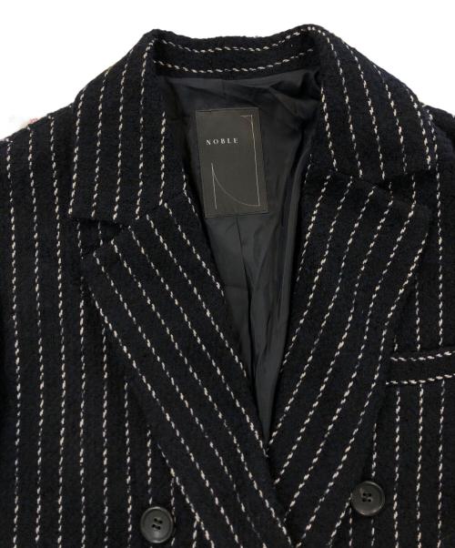 Noble（ノーブル）Noble (ノーブル) 川上さやかさん コラボループツイードジャケット ネイビー サイズ:SIZE 38の古着・服飾アイテム