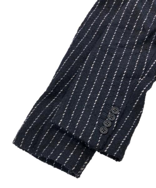 Noble（ノーブル）Noble (ノーブル) 川上さやかさん コラボループツイードジャケット ネイビー サイズ:SIZE 38の古着・服飾アイテム