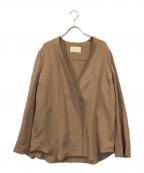 NOBLE ELENIノーブルエルニ）の古着「ライトクロスジャケット」｜カーキ