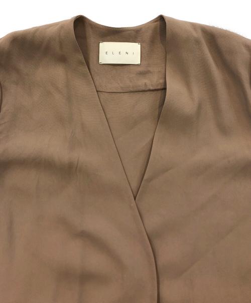 NOBLE ELENI（ノーブルエルニ）NOBLE ELENI (ノーブルエルニ) ライトクロスジャケット カーキ サイズ:38の古着・服飾アイテム