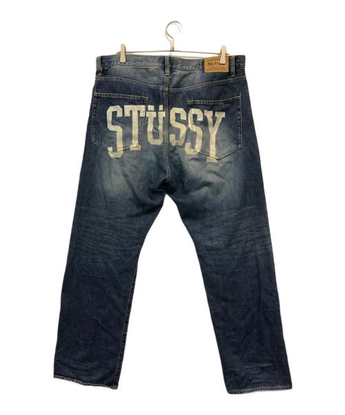 stussy（ステューシー）stussy (ステューシー) バックロゴデニムパンツ ブルー サイズ:36の古着・服飾アイテム