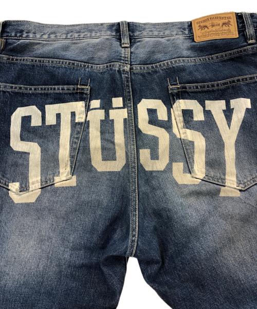 stussy（ステューシー）stussy (ステューシー) バックロゴデニムパンツ ブルー サイズ:36の古着・服飾アイテム