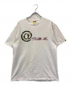 BAPE BY A BATHING APEベイプバイアベイシングエイプ）の古着「カモロゴプリントTシャツ」｜ホワイト