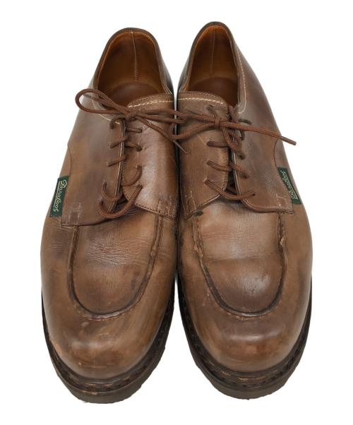 PARABOOT（パラブーツ）PARABOOT (パラブーツ) APRES SEIZE TAKESHI YAJIMA (タケシキジマ) 別注シャンボードUチップシューズ ブラウン サイズ:82/1の古着・服飾アイテム