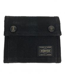 PORTER（ポーター）の古着「タンゴブラックウォレット」｜ブラック