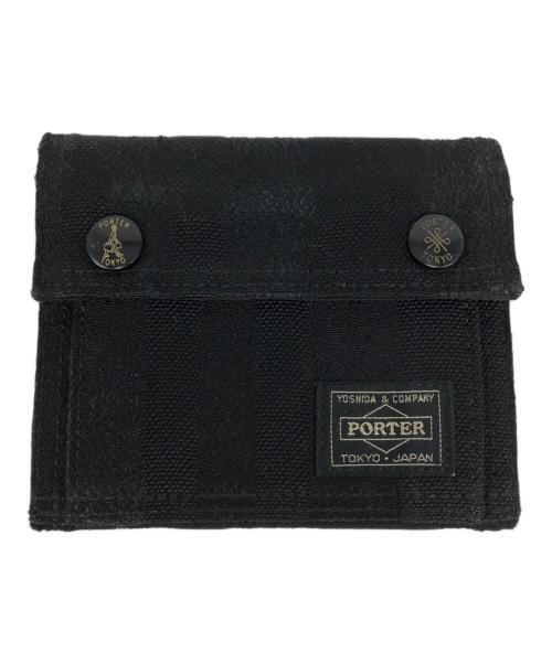 PORTER（ポーター）PORTER (ポーター) タンゴブラックウォレット ブラックの古着・服飾アイテム