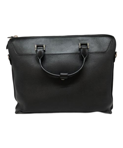 J&M DAVIDSON（ジェイ＆エム デヴィッドソン）J&M DAVIDSON (ジェイ＆エム デヴィッドソン) カーフレザー ブリーフケース ブラックの古着・服飾アイテム