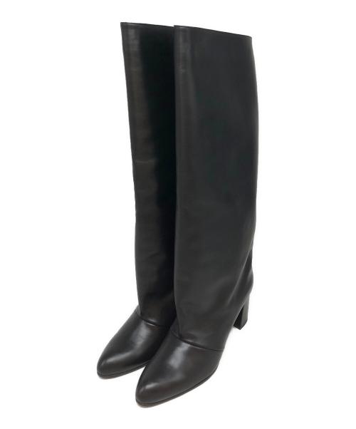 NEBULONIE（ネブローニ）NEBULONIE (ネブローニ) ロングブーツ ブラック サイズ:38の古着・服飾アイテム