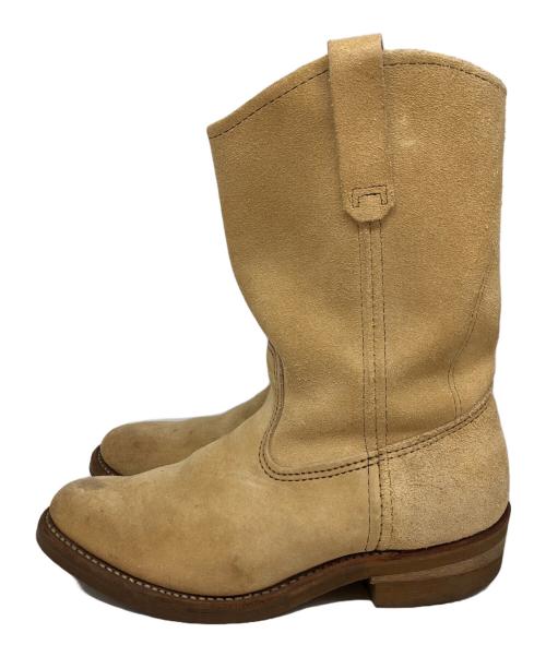 RED WING（レッドウィング）RED WING (レッドウィング) スエードペコスブーツ ベージュ サイズ:7 2/1の古着・服飾アイテム