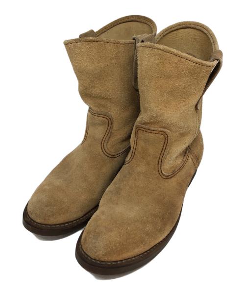 RED WING（レッドウィング）RED WING (レッドウィング) スウェードペコスブーツ ベージュ サイズ:7　2/1Eの古着・服飾アイテム