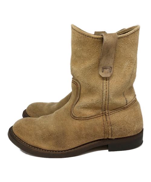 RED WING（レッドウィング）RED WING (レッドウィング) スウェードペコスブーツ ベージュ サイズ:7　2/1Eの古着・服飾アイテム