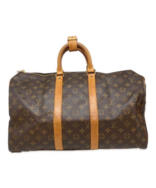 LOUIS VUITTON（ルイ ヴィトン）LOUIS VUITTON (ルイ ヴィトン) トラベルバッグ ブラウンの古着・服飾アイテム