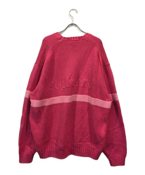 SUPREME（シュプリーム）Supreme (シュプリーム) 25SSトーナルアップリケセーター ピンク サイズ:SIZE XLの古着・服飾アイテム