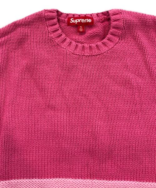 SUPREME（シュプリーム）Supreme (シュプリーム) 25SSトーナルアップリケセーター ピンク サイズ:SIZE XLの古着・服飾アイテム