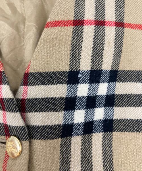 Burberry's（バーバリーズ）Burberry's (バーバリーズ) 金ボタンノバチェックベスト ブラウン サイズ:-の古着・服飾アイテム