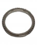 JOIE de treatジョア・ドゥ・トリート）の古着「ハーフエタニティリング」｜シルバー(色)