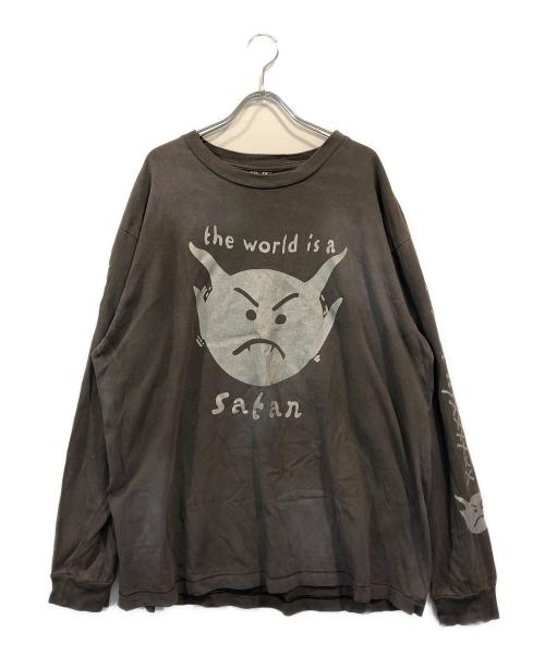 SAINT MICHAEL（セントマイケル）SAINT MICHAEL (セントマイケル) 21AW/LS TEE SATAN グレー サイズ:Lの古着・服飾アイテム