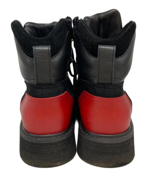 FORSOMEONE（フォーサムワン）FORSOMEONE (フォーサムワン) レースアップブーツ ブラック サイズ:-の古着・服飾アイテム