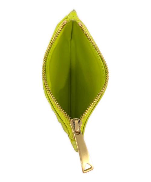 BOTTEGA VENETA（ボッテガベネタ）BOTTEGA VENETA (ボッテガベネタ) イントレチャートコインケース ライムイエロー サイズ:-の古着・服飾アイテム