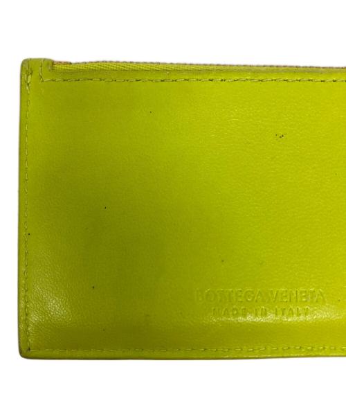 BOTTEGA VENETA（ボッテガベネタ）BOTTEGA VENETA (ボッテガベネタ) イントレチャートコインケース ライムイエロー サイズ:-の古着・服飾アイテム