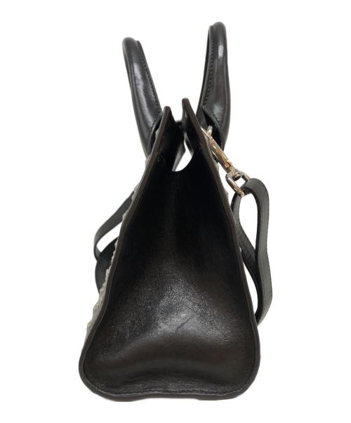 JIMMY CHOO（ジミーチュウ）JIMMY CHOO (ジミーチュウ) スタースタッズ2WAYトートバッグ ブラックの古着・服飾アイテム