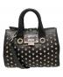 JIMMY CHOO（ジミーチュウ）の古着「スタースタッズ2WAYトートバッグ」｜ブラック