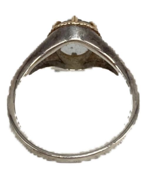 agete（アガット）agete (アガット) シルバー・K10ベリルリング シルバー(色) サイズ:12号の古着・服飾アイテム