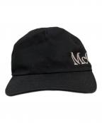 ALEXANDER McQUEENアレキサンダーマックイーン）の古着「刺繍キャップ」｜ブラック
