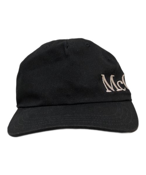 ALEXANDER McQUEEN（アレキサンダーマックイーン）ALEXANDER McQUEEN (アレキサンダーマックイーン) 刺繍キャップ ブラック サイズ:Lの古着・服飾アイテム