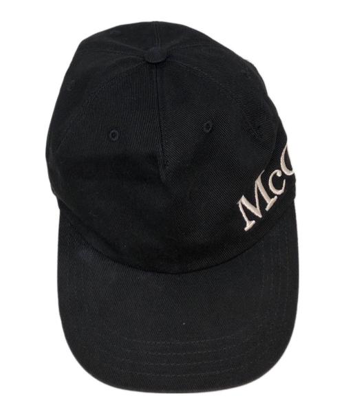 ALEXANDER McQUEEN（アレキサンダーマックイーン）ALEXANDER McQUEEN (アレキサンダーマックイーン) 刺繍キャップ ブラック サイズ:Lの古着・服飾アイテム
