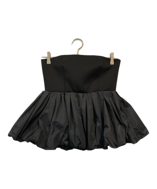 sheller（シェリエ）sheller (シェリエ) バルーンシルエットビスチェ ブラック サイズ:FREEの古着・服飾アイテム