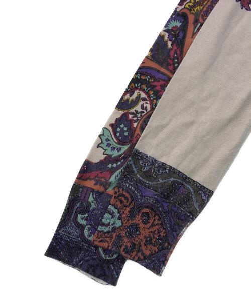 ETRO（エトロ）ETRO (エトロ) カシミヤブレンド総柄ニット ベージュ サイズ:SIZE 46の古着・服飾アイテム