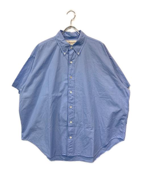 THE SHINZONE（ザ シンゾーン）THE SHINZONE (ザ シンゾーン) HALF SLEEVE DADDY SHIRT ブルー サイズ:SIZE Freeの古着・服飾アイテム