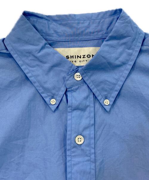 THE SHINZONE（ザ シンゾーン）THE SHINZONE (ザ シンゾーン) HALF SLEEVE DADDY SHIRT ブルー サイズ:SIZE Freeの古着・服飾アイテム