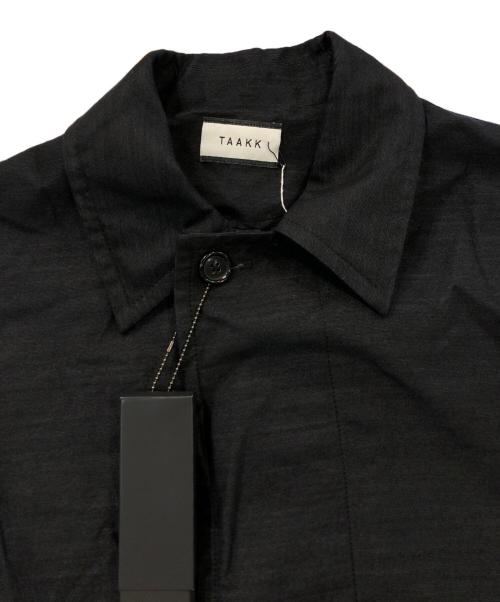 TAAKK（ターク）TAAKK (ターク) 比翼ロングコート ブラック サイズ:1の古着・服飾アイテム