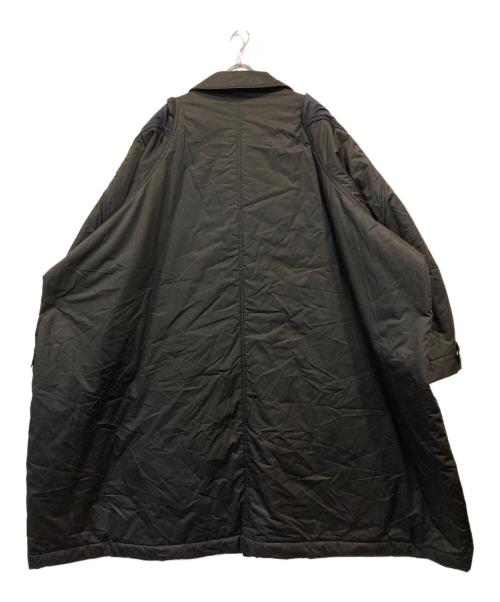 yoshio kubo（ヨシオクボ）yoshio kubo (ヨシオクボ) パッチワークロングコート ブラック サイズ:3の古着・服飾アイテム
