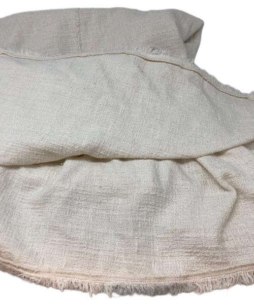 anuans（アニュアンス）anuans (アニュアンス) ツイードティアードワンピース ベージュ サイズ:Mの古着・服飾アイテム