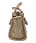 GIANNI CHIARINI (ジャンニ キアリーニ) ラフィア風2WAYバッグ ベージュ：12000円