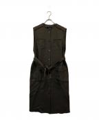 allurevilleアルアバイル）の古着「メランジミニヘリンボンジレワンピース」｜グレー