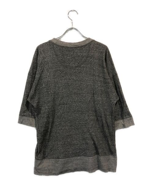 Vivienne Westwood home wear（ヴィヴィアンウエストウッド ホームウェア）Vivienne Westwood home wear (ヴィヴィアンウエストウッド ホームウェア) パイルラグランオーブ刺繍スウェット グレー サイズ:Mの古着・服飾アイテム