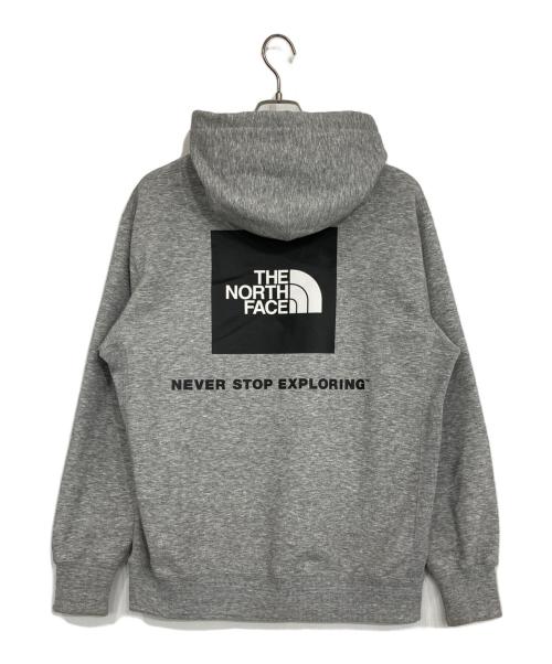 THE NORTH FACE（ザ ノース フェイス）THE NORTH FACE (ザ ノース フェイス) バックスクエアロゴフーディ グレー サイズ:Mの古着・服飾アイテム