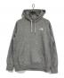 THE NORTH FACE（ザ ノース フェイス）の古着「バックスクエアロゴフーディ」｜グレー