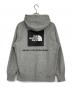 THE NORTH FACE (ザ ノース フェイス) バックスクエアロゴフーディ グレー サイズ:M：5000円
