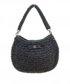 ANTEPRIMAアンテプリマ）の古着「リボンプレートワイヤーワンショルバッグ」｜ブラック